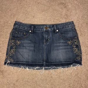 Express X2 denim skirt
